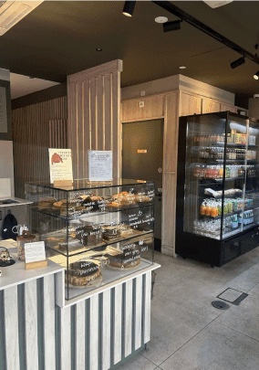Marna Coffee counter and pastry display