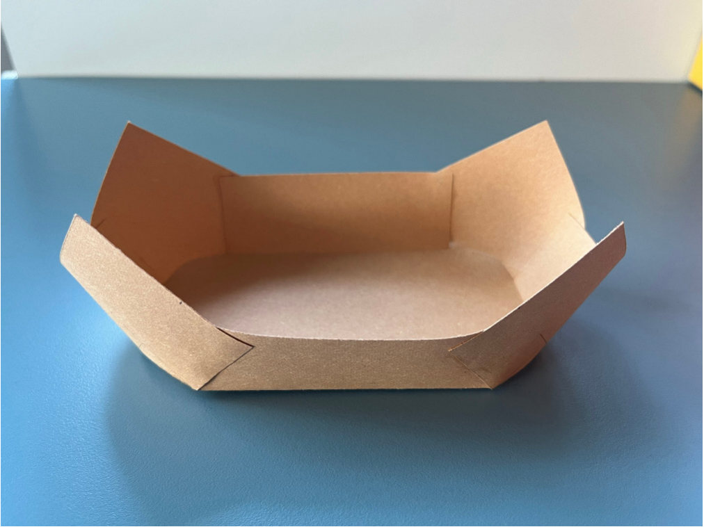Folded paper packaging experiment 2