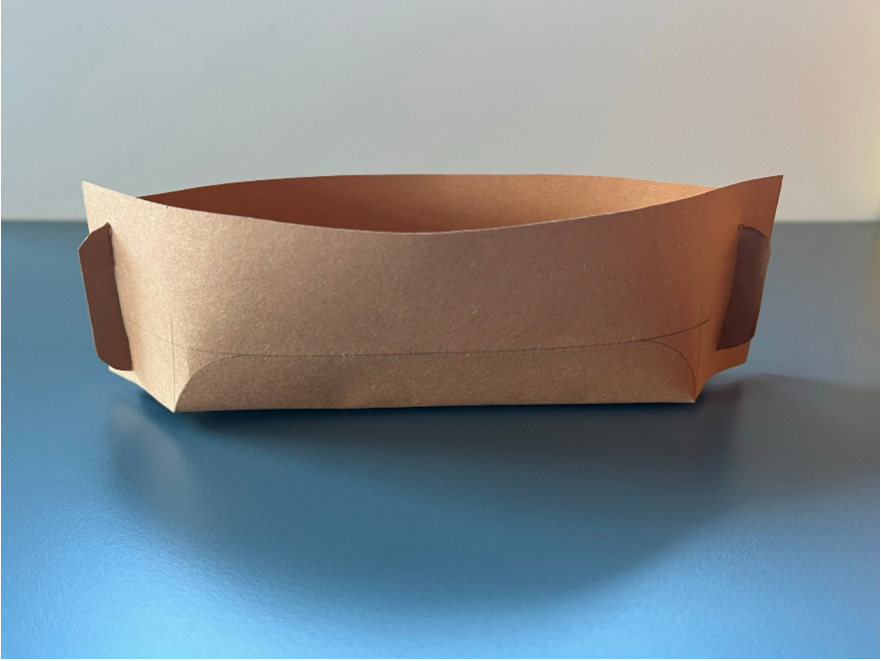 Folded paper packaging experiment 4