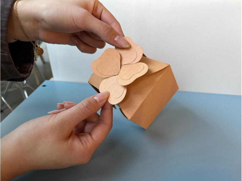 Folded paper packaging experiment 12