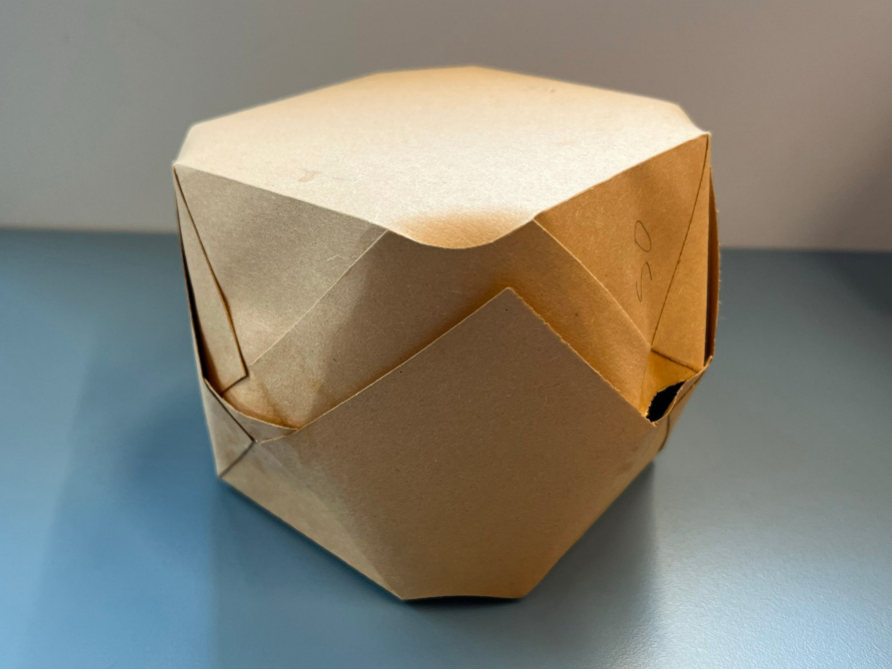 Hexagonal container and lid development 2