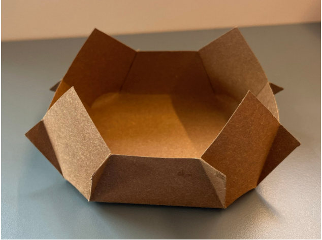 Hexagonal container and lid development 5