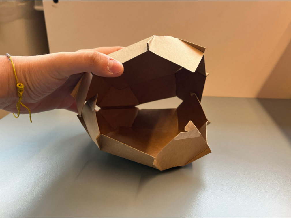 Hexagonal container and lid development 8