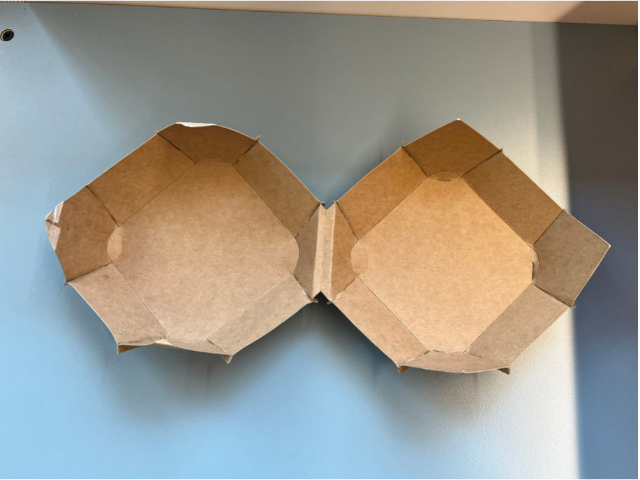 Hexagonal container and lid development 10