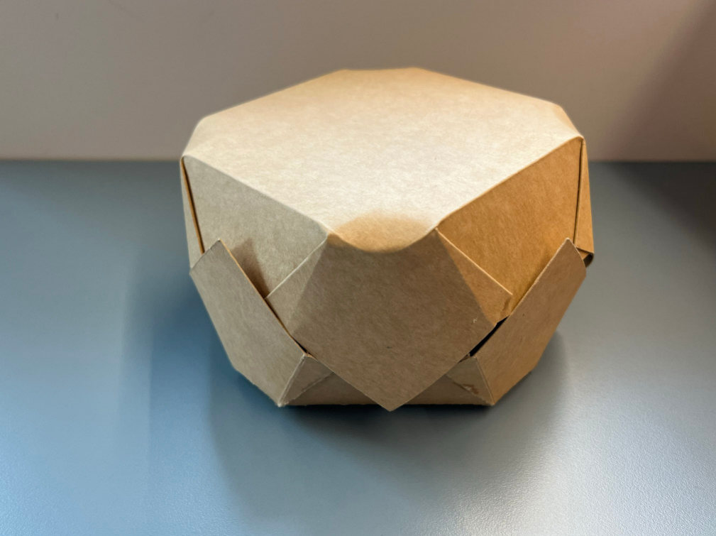 Hexagonal container and lid development 14