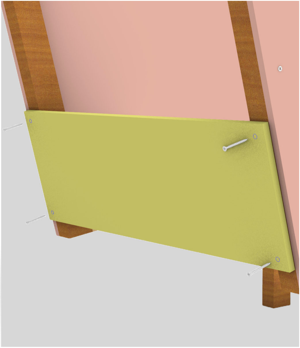 Assembly step 5: 4 × 25 mm