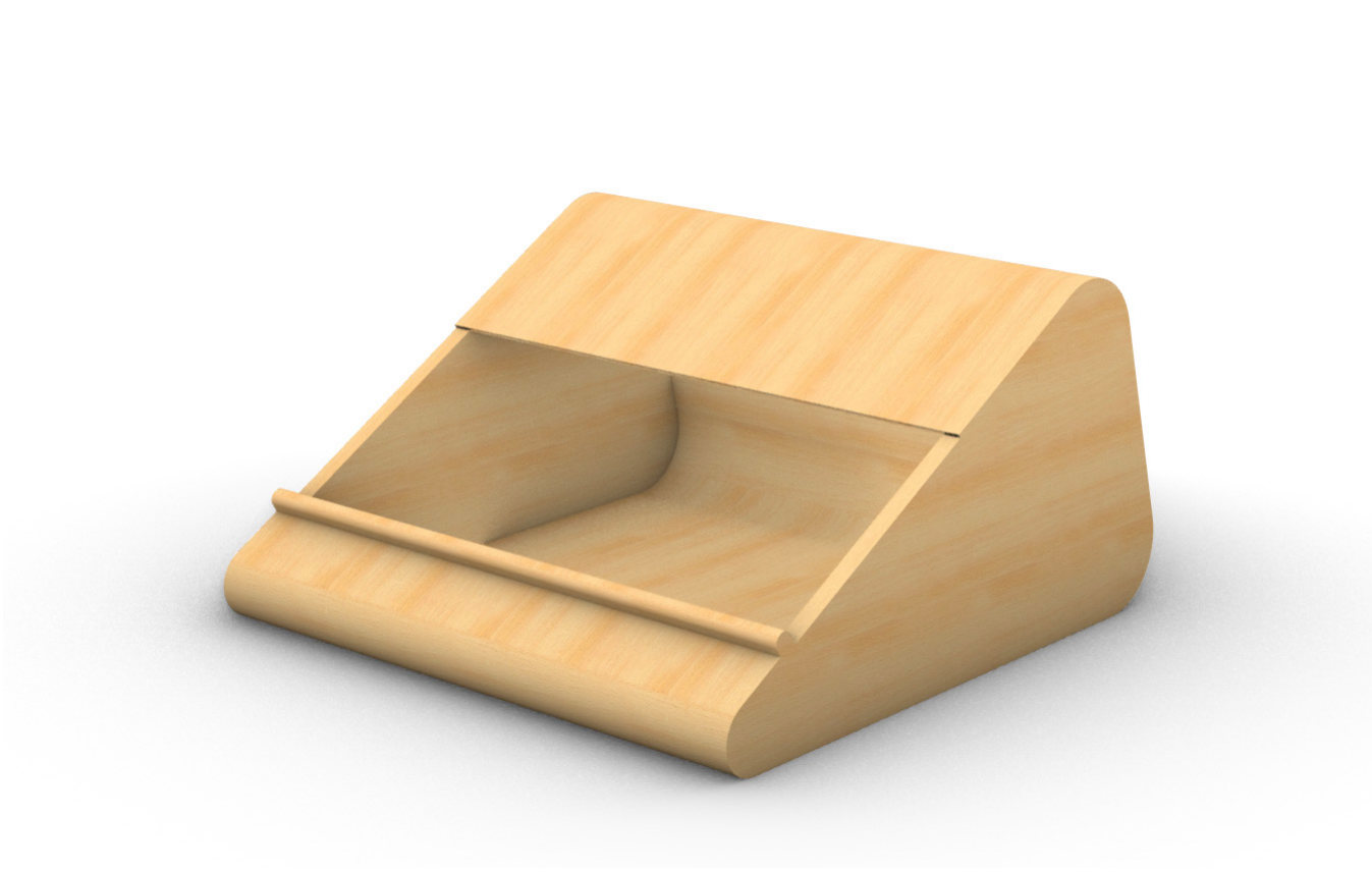 CAD iteration 4 of the stand’s storage layout