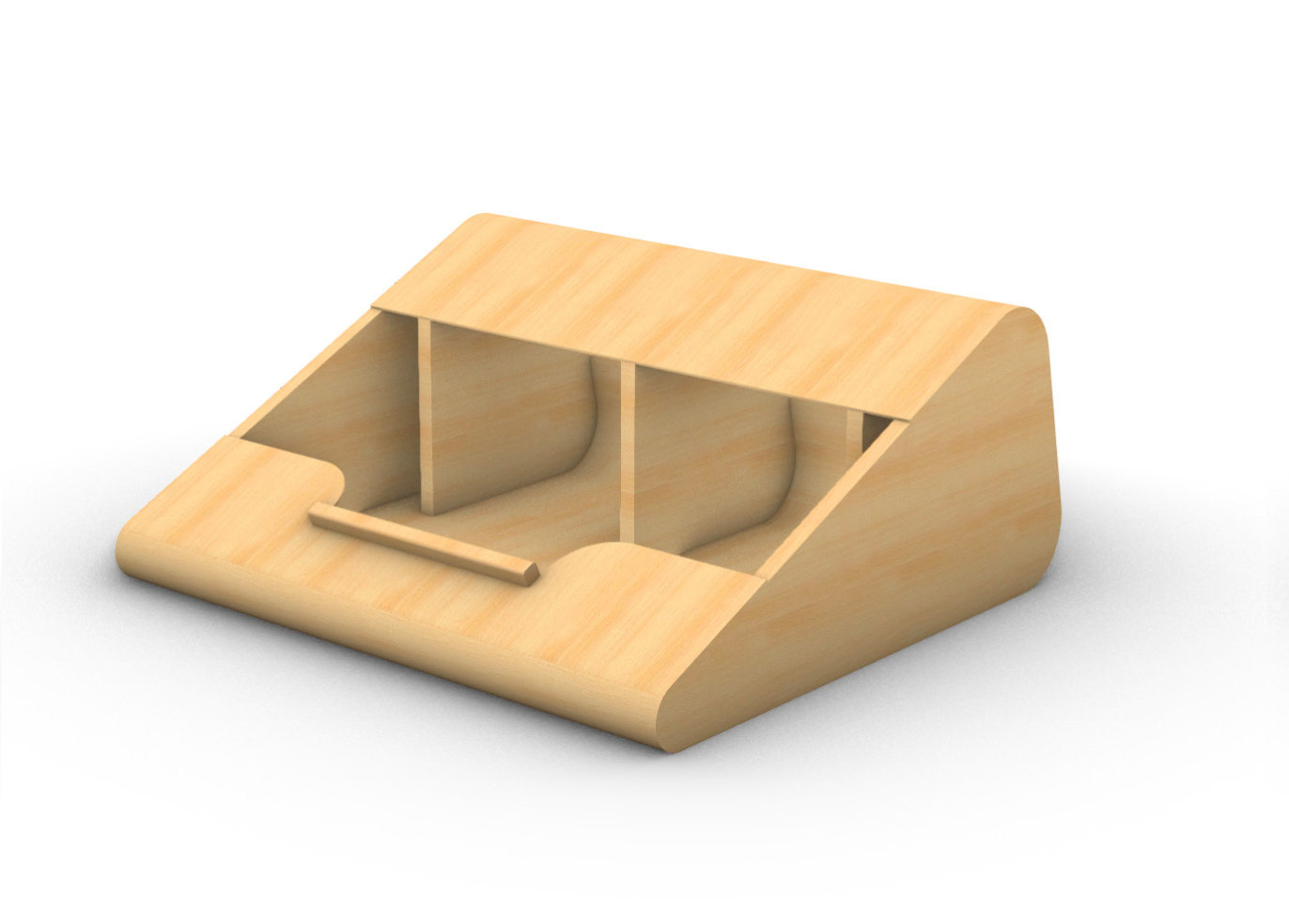 CAD iteration 5 of the stand’s storage layout
