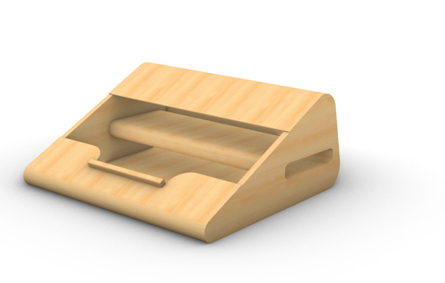 CAD iteration 6 of the stand’s storage layout