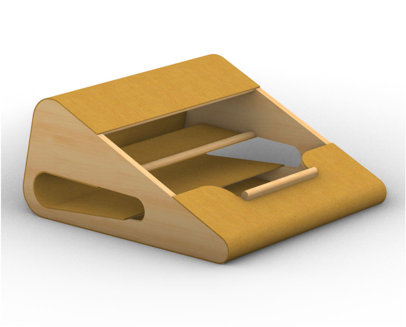 Render of The Port in its working orientation